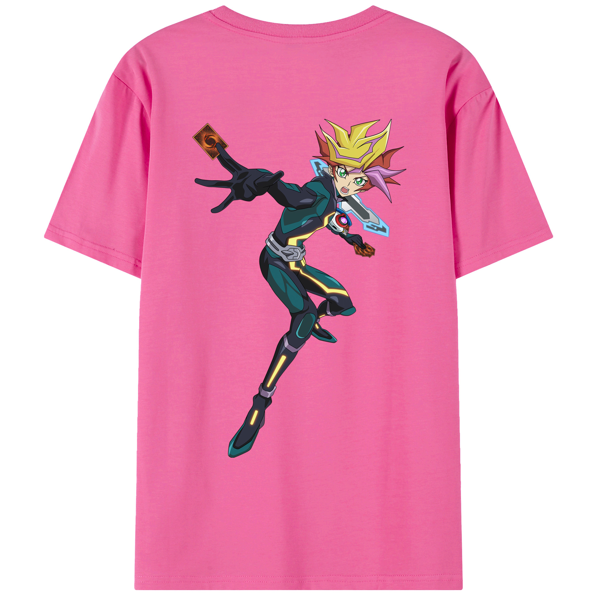 （画像用） 遊☆戯☆王 Yu-Gi-Oh! レディース半袖Tシャツ(バックプリント)